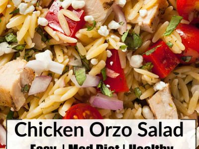 Easy Chicken and Orzo Salad