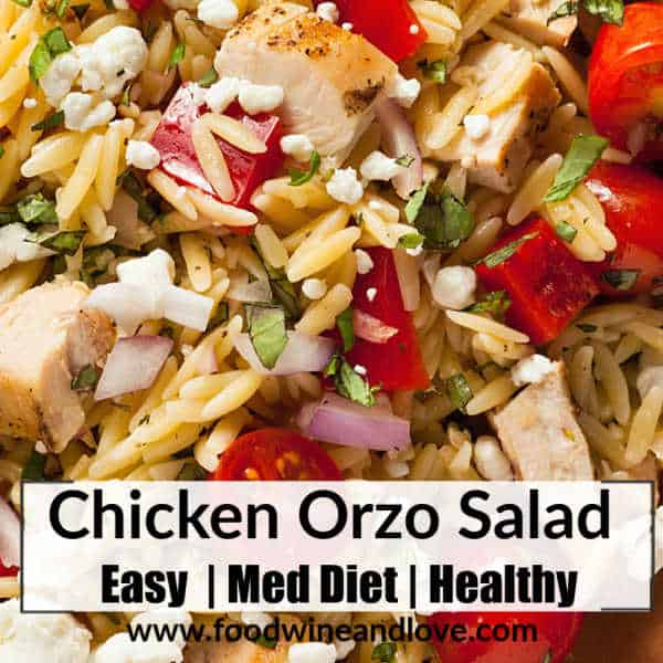 Easy Chicken and Orzo Salad