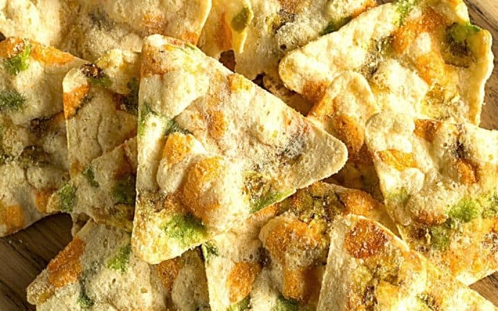 Easy Salted Chickpea Chips