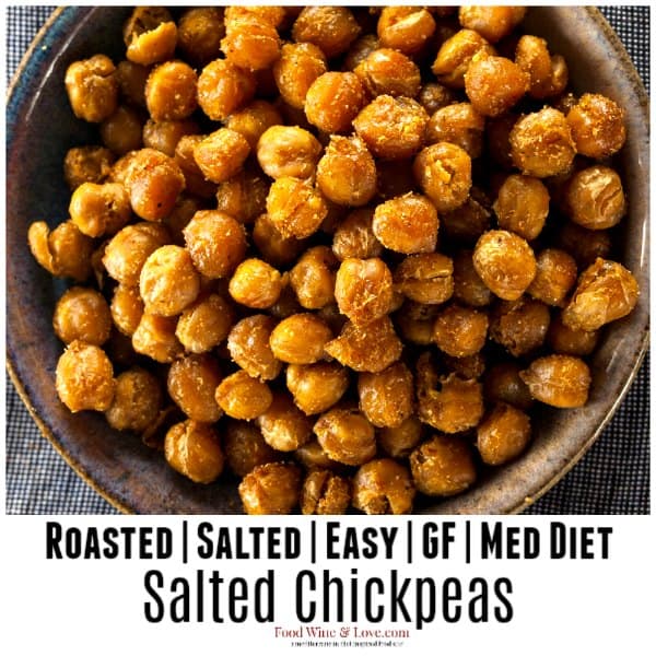 Easy Roasted Salted Chickpeas