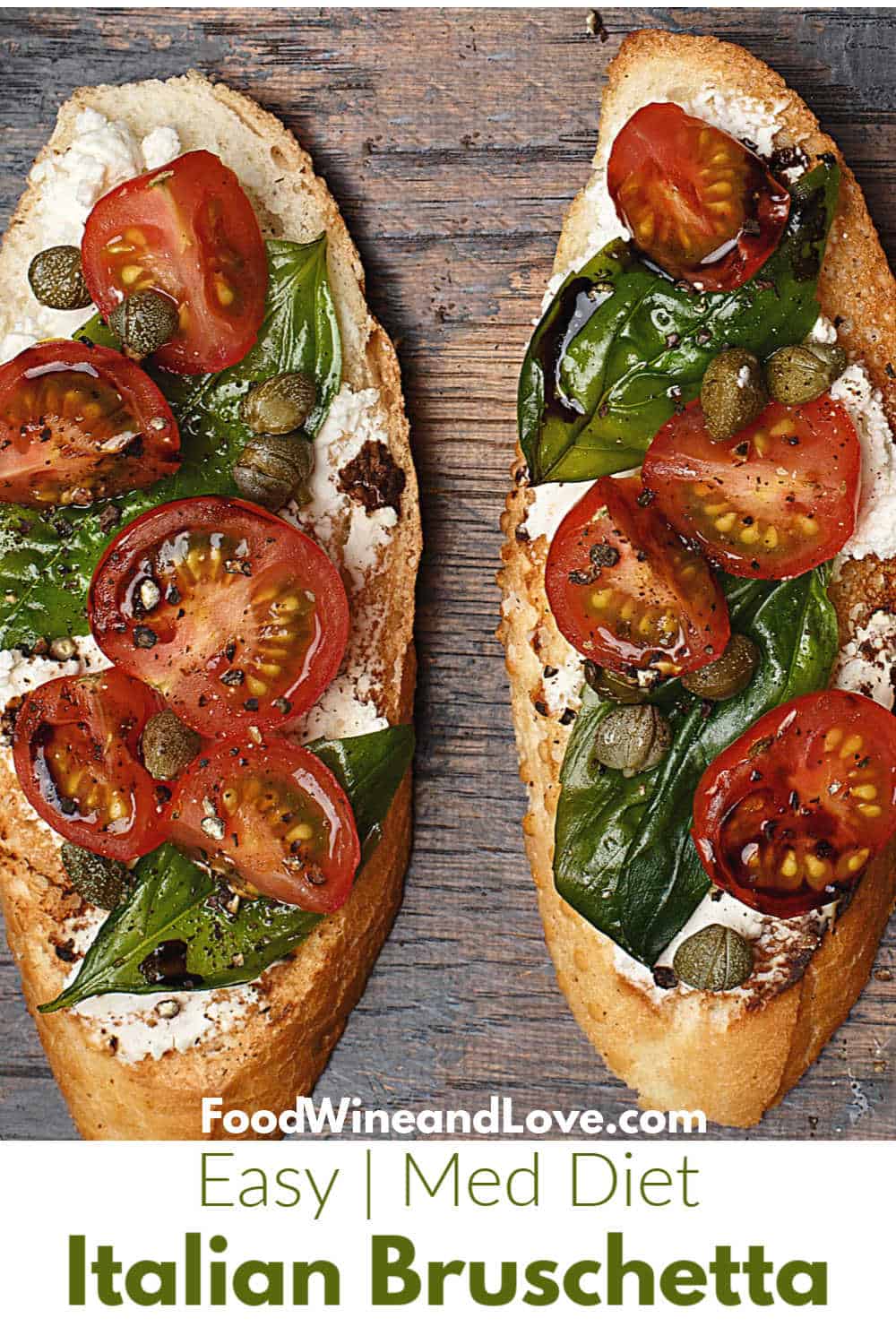 The Best Easy Italian Bruschetta - Food Wine and Love