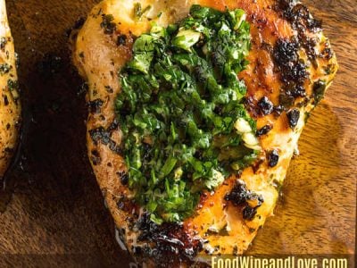 Grilled Chicken with Chimichurri Sauce