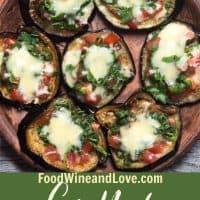 Grilled Eggplant Pizzas