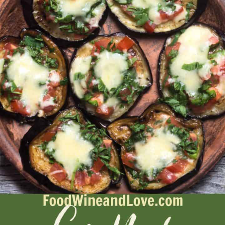 Easy Grilled Eggplant Pizzas