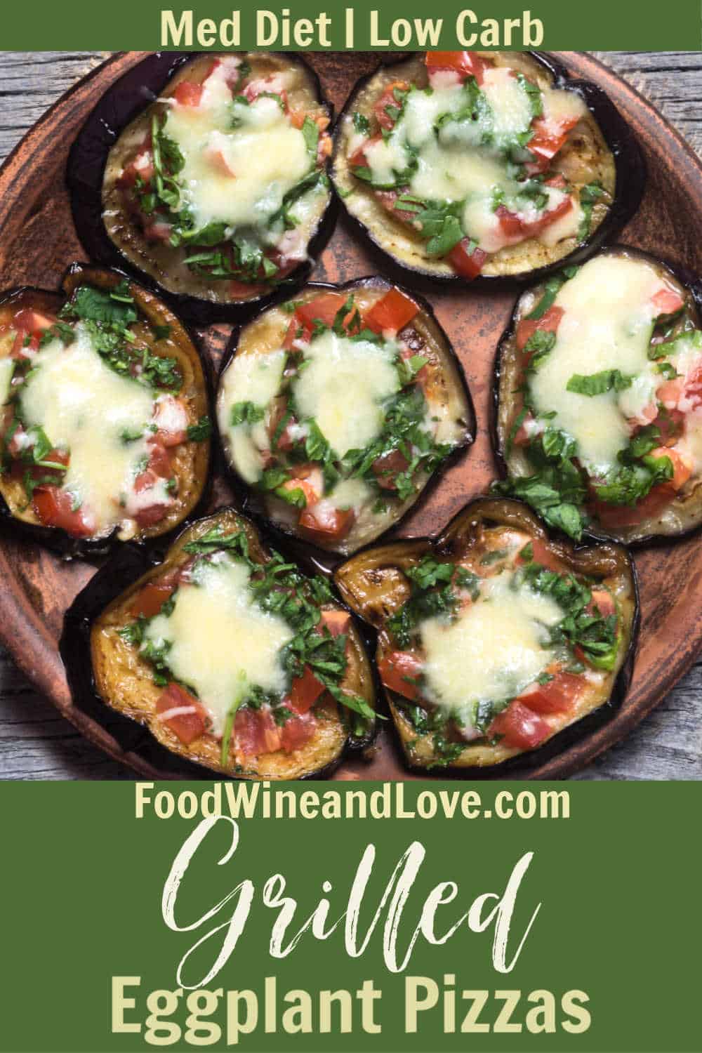 Easy Grilled Eggplant Pizzas