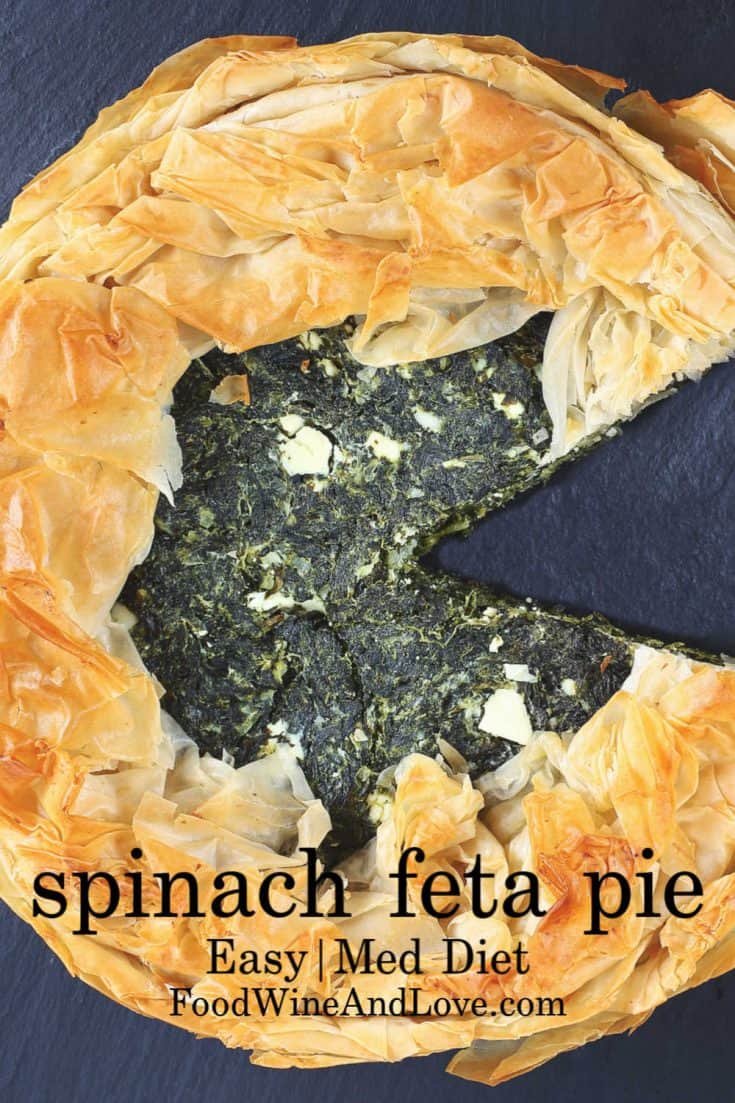 Spinach Feta Pie - Food Wine and Love