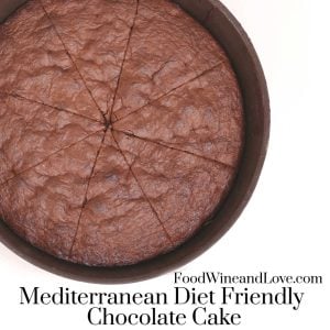 Mediterranean Diet Friendly Chocolate Cake
