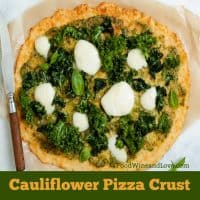 How to Make a Cauliflower Pizza Crust