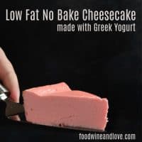 Low Fat No Bake Cheesecake