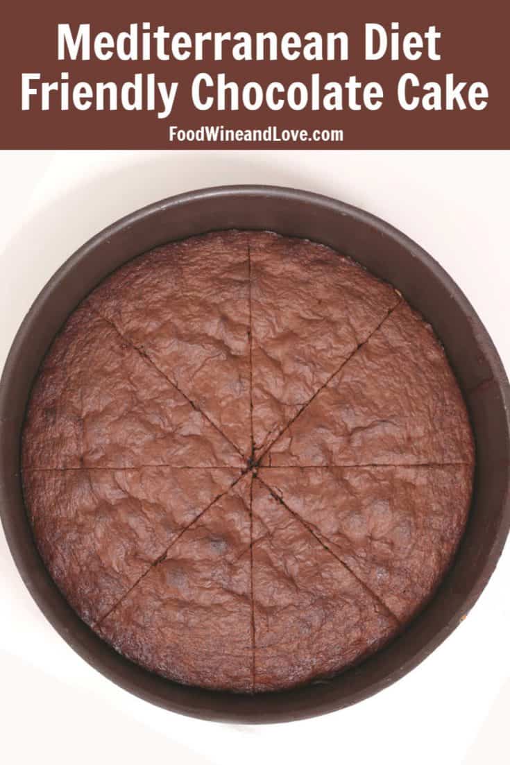 Mediterranean Diet Friendly Chocolate Cake