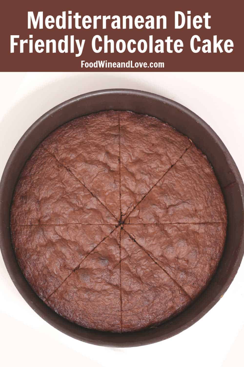 Mediterranean Diet Friendly Chocolate Cake