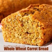 Whole Wheat Carrot Bread
