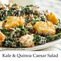 Kale and Quinoa Caesar Salad