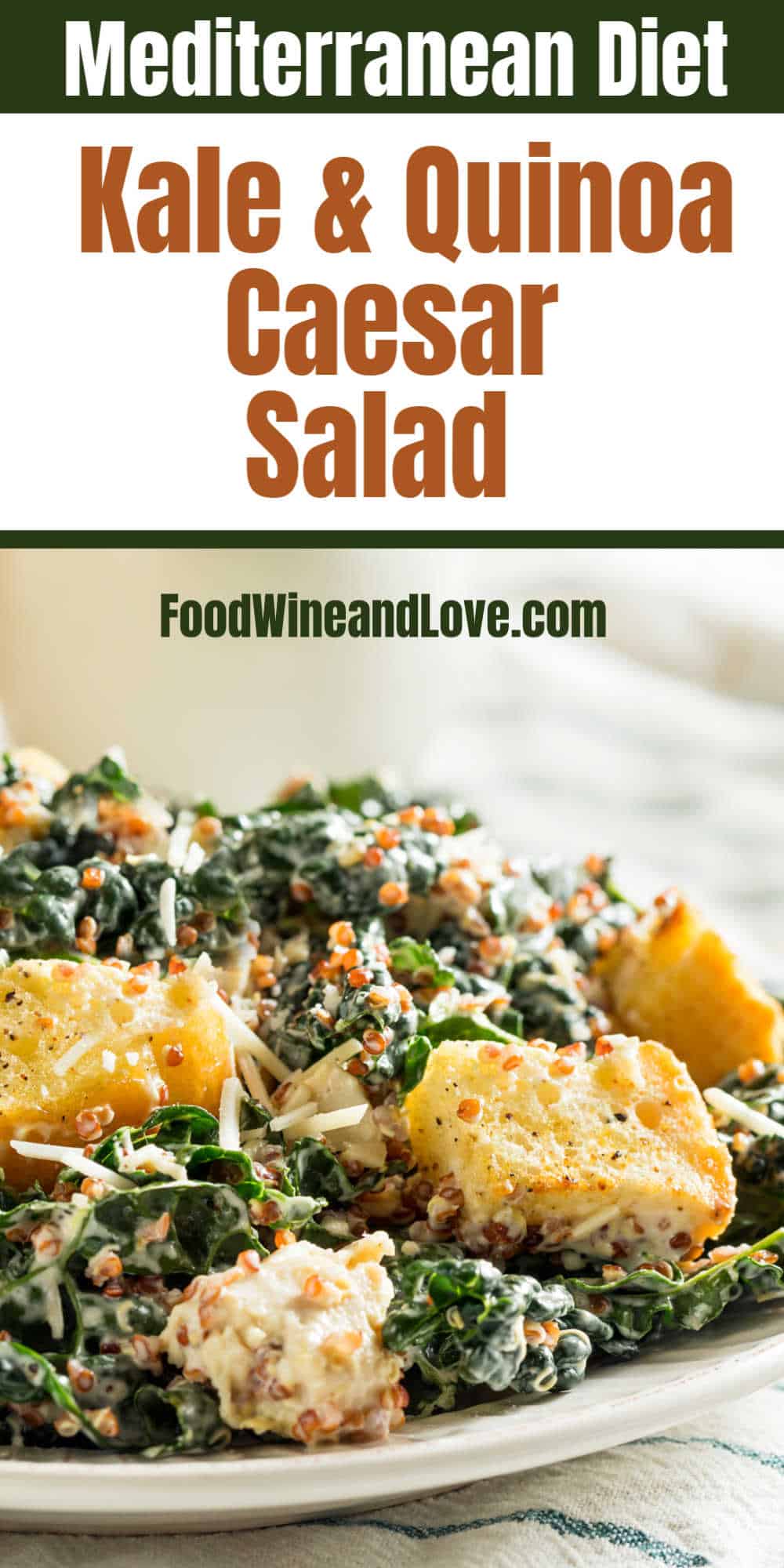 Kale and Quinoa Caesar Salad 
