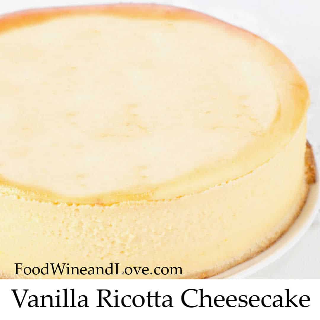 Vanilla Ricotta Cheesecake