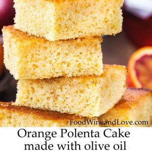 Orange Polenta Cake Made With Olive Oil