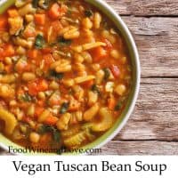 Vegan Tuscan Bean Soup