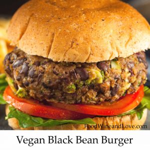 Yummy Vegan Black Bean Burger!