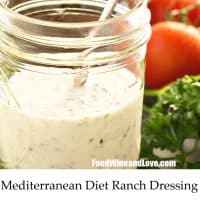Mediterranean Diet Ranch Dressing