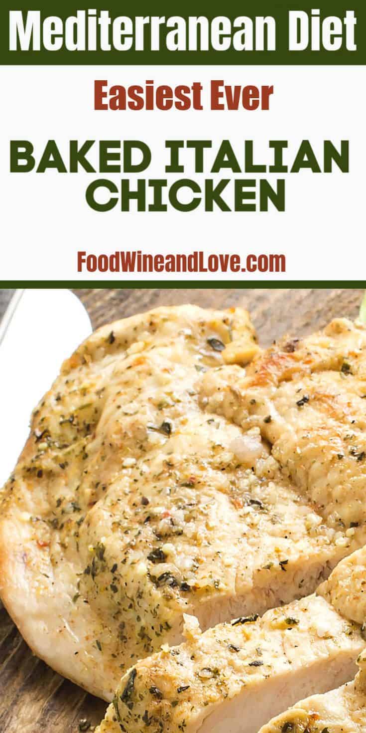 Easy Italian Baked Chicken Food Wine and Love
