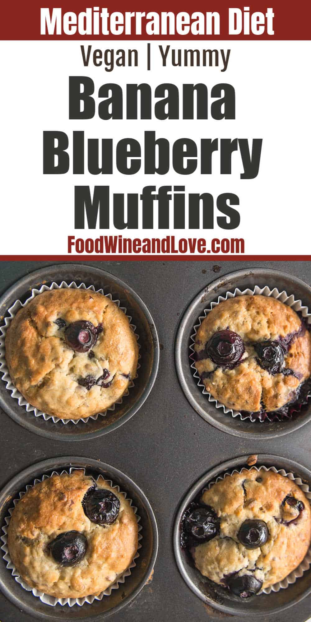 Banana Blueberry Muffins