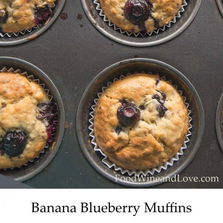 Banana Blueberry Muffins
