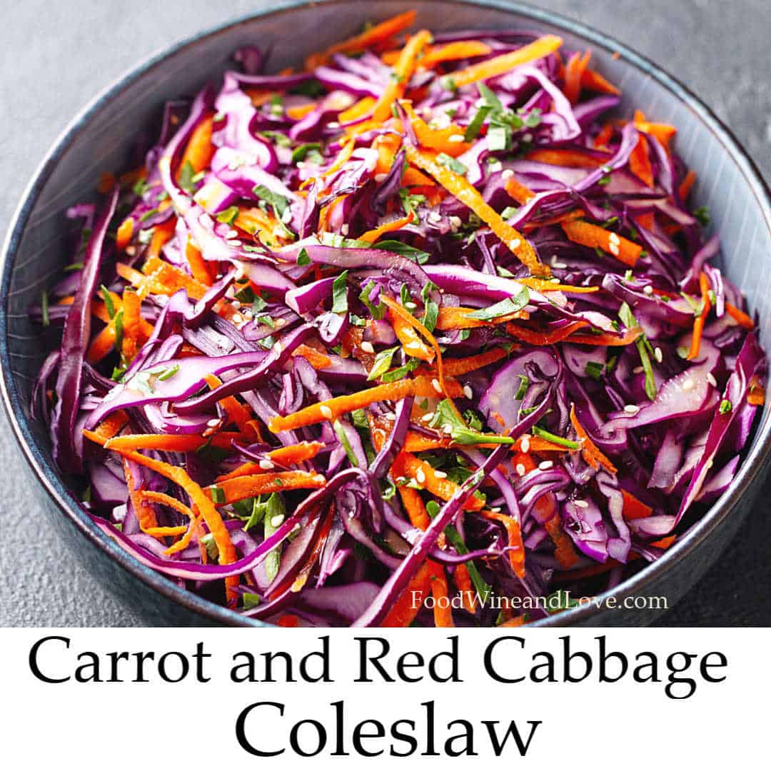 Red Cabbage and Carrot Coleslaw