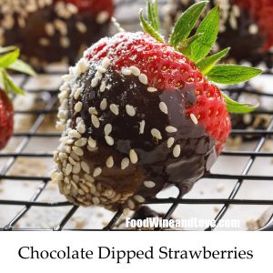 Mediterranean Diet Friendly Chocolate Dipped Strawberries
