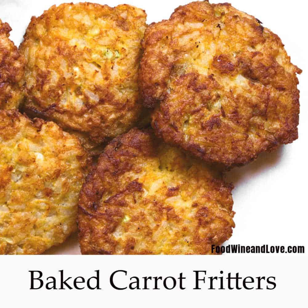 Baked Carrot Fritters