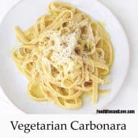 Vegetarian Pasta Carbonara