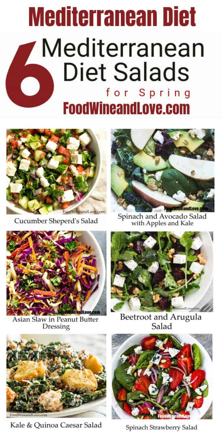 6 Mediterranean Diet Salads for Spring Food Wine and Love 6 Mediterranean Diet Salads for Spring Food Wine and Love