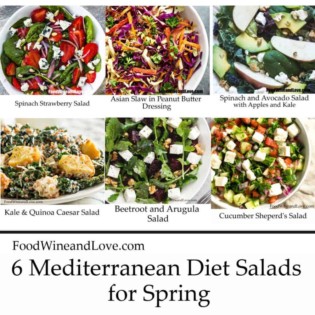 6 Mediterranean Diet Salads for Spring Food Wine and Love