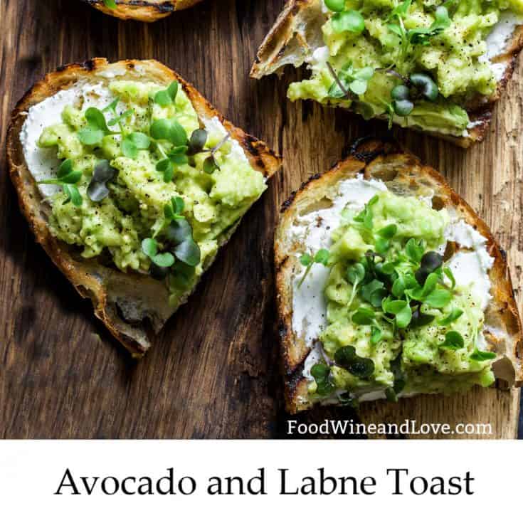 Avocado Labne Toast
