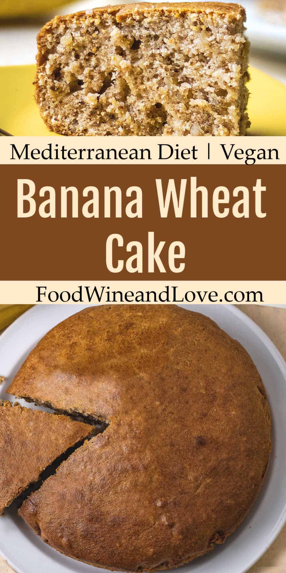 Banana Wheat Flour Cake