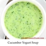 Cucumber Yogurt Soup