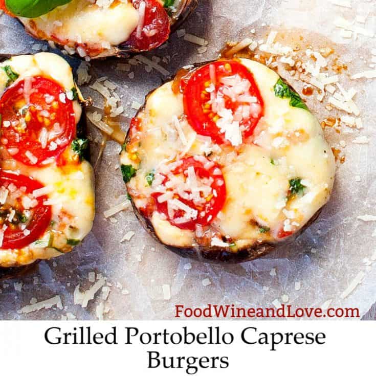 Grilled Portobello Caprese Burgers