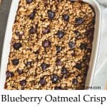 Blueberry Oatmeal Crisp