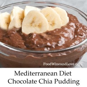 Mediterranean Diet Chocolate Chia Pudding