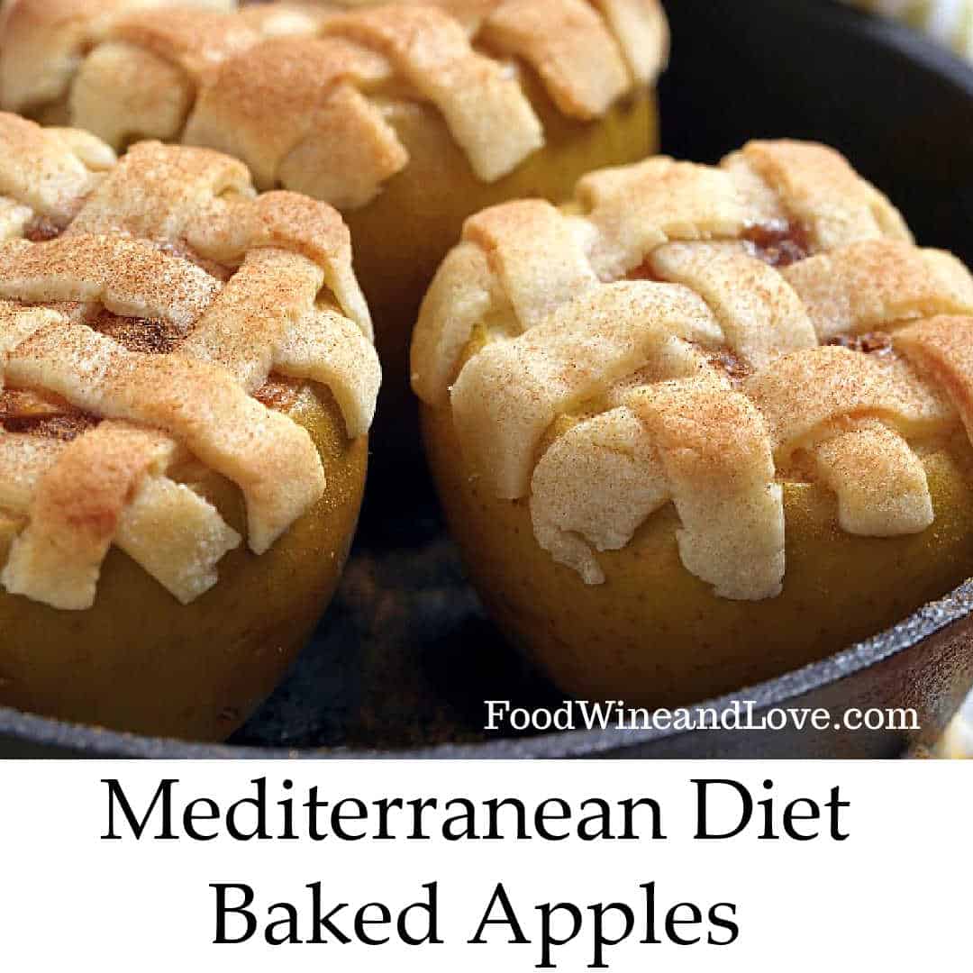 Mediterranean Diet Baked Apple Pies