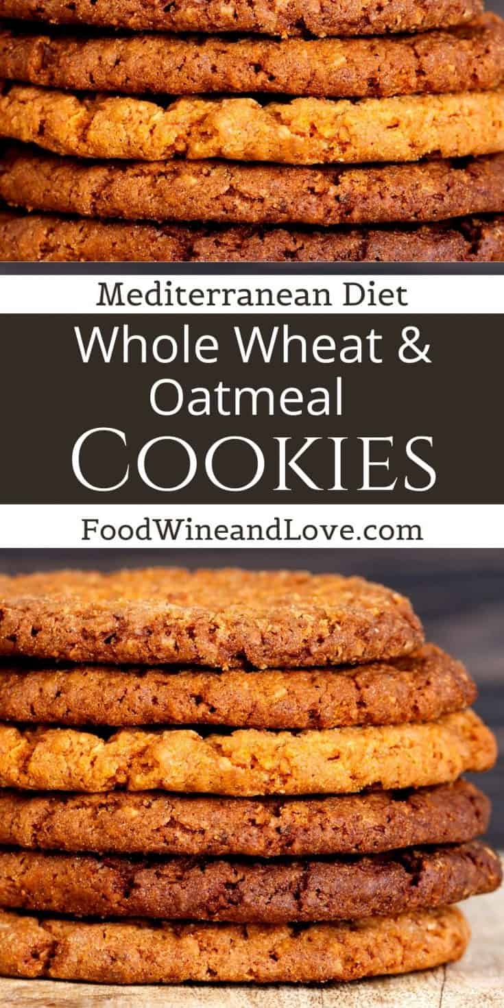 Whole Wheat Oatmeal Cookies Food Wine and Love