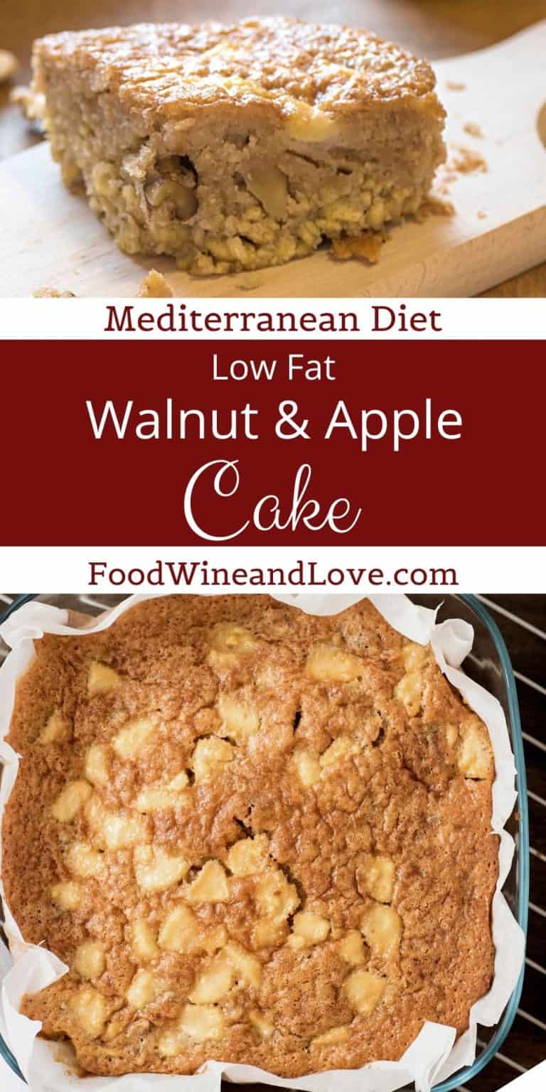 Mediterranean Diet Apple and Walnut Cake Food Wine and Love