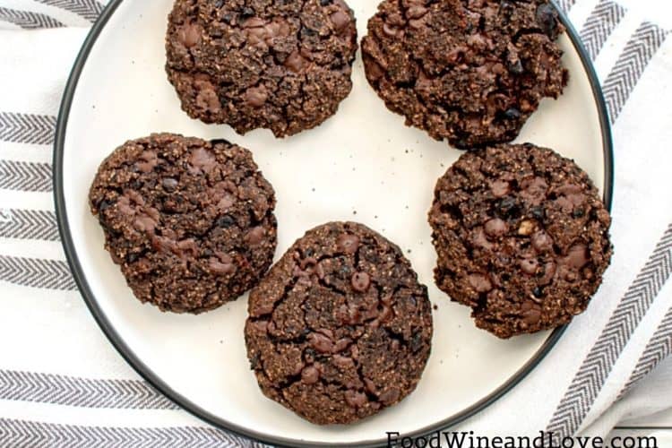 Mediterranean Diet Vegan Chocolate Cookies