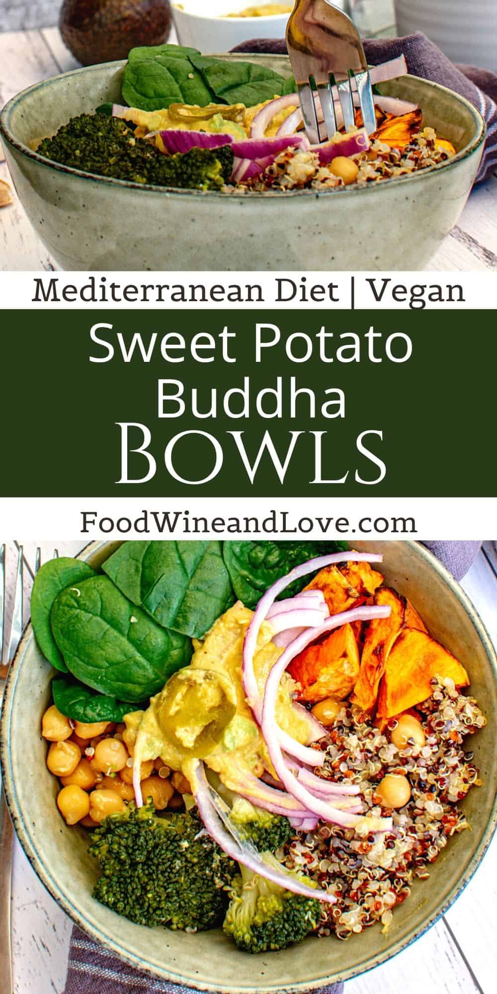 Mediterranean Sweet Potato Buddha Bowl