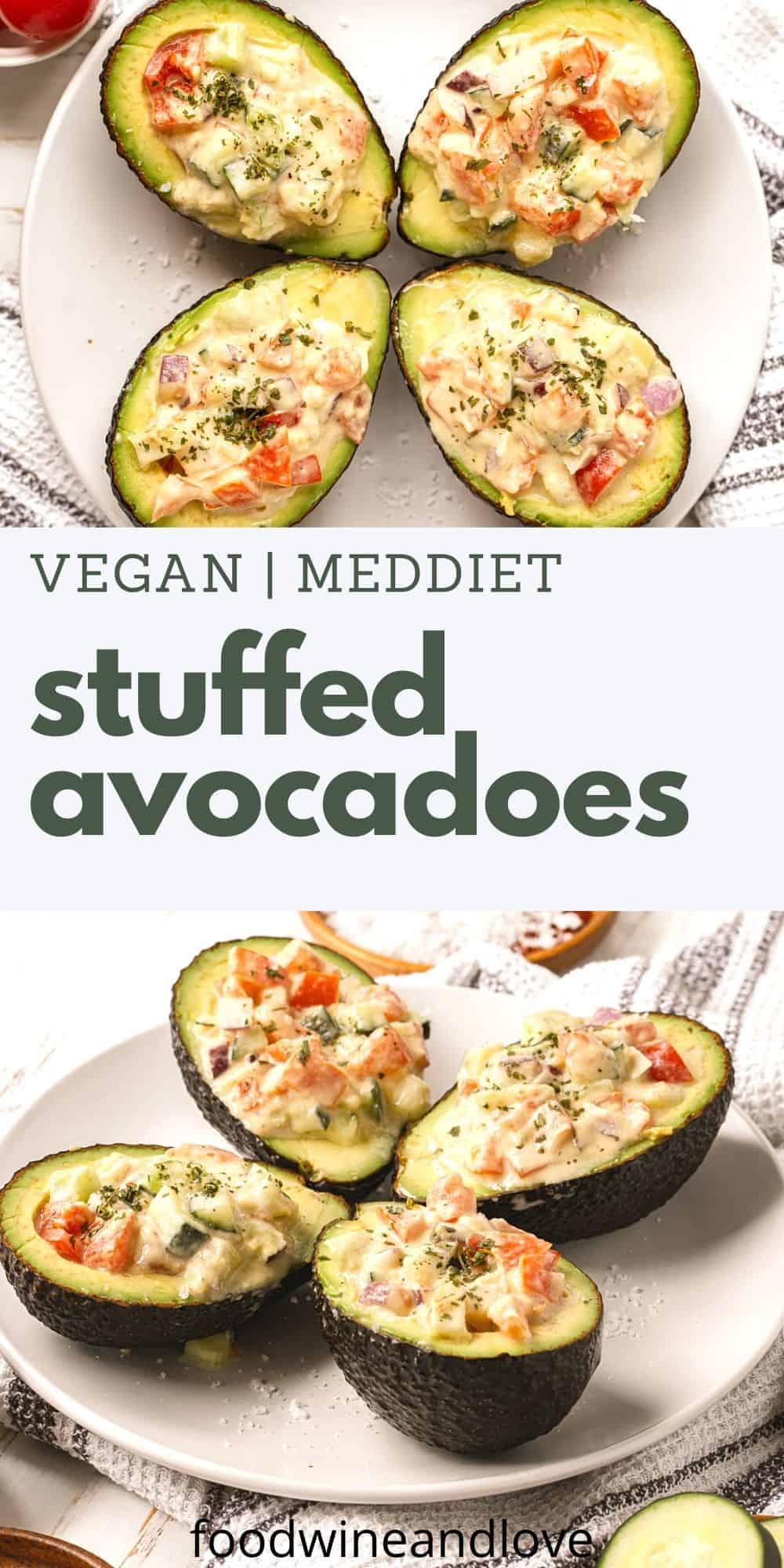 Easy Vegan Stuffed Avocado
