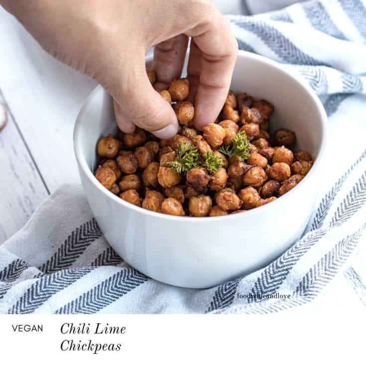 Crispy Chili Lime Chickpeas