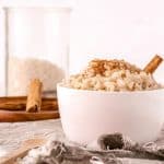 Easy Dairy Free Rice Pudding