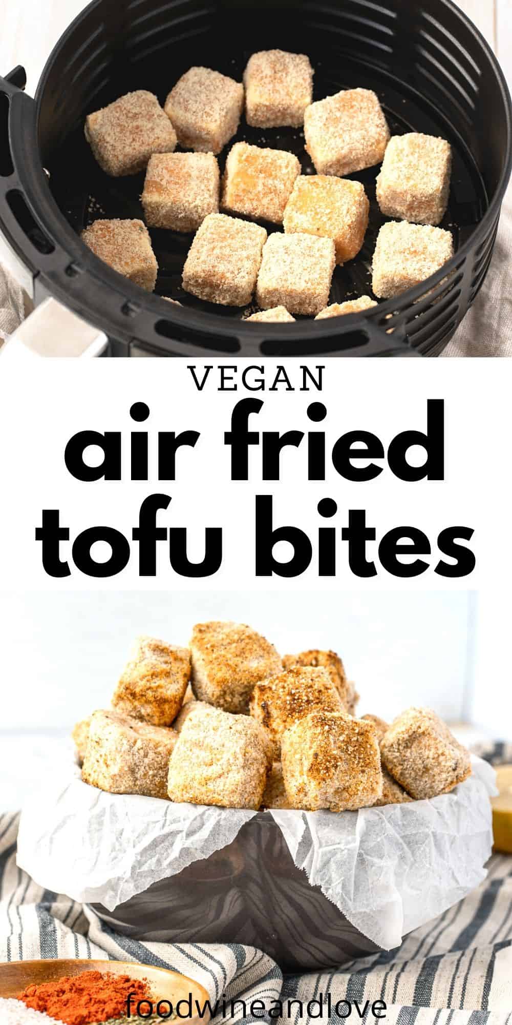 Air Fried Tofu Bites With Vegan Ranch