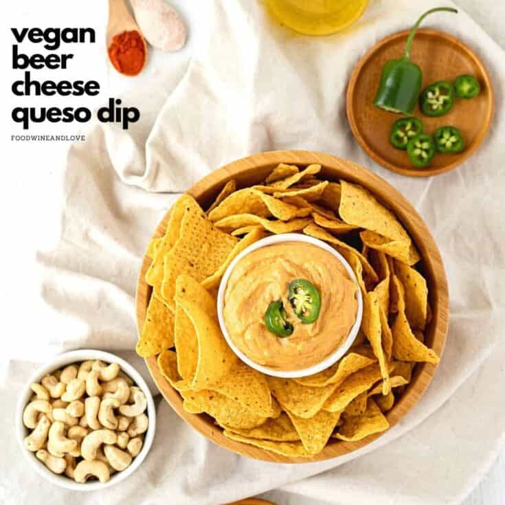 Vegan Beer Cheese Queso