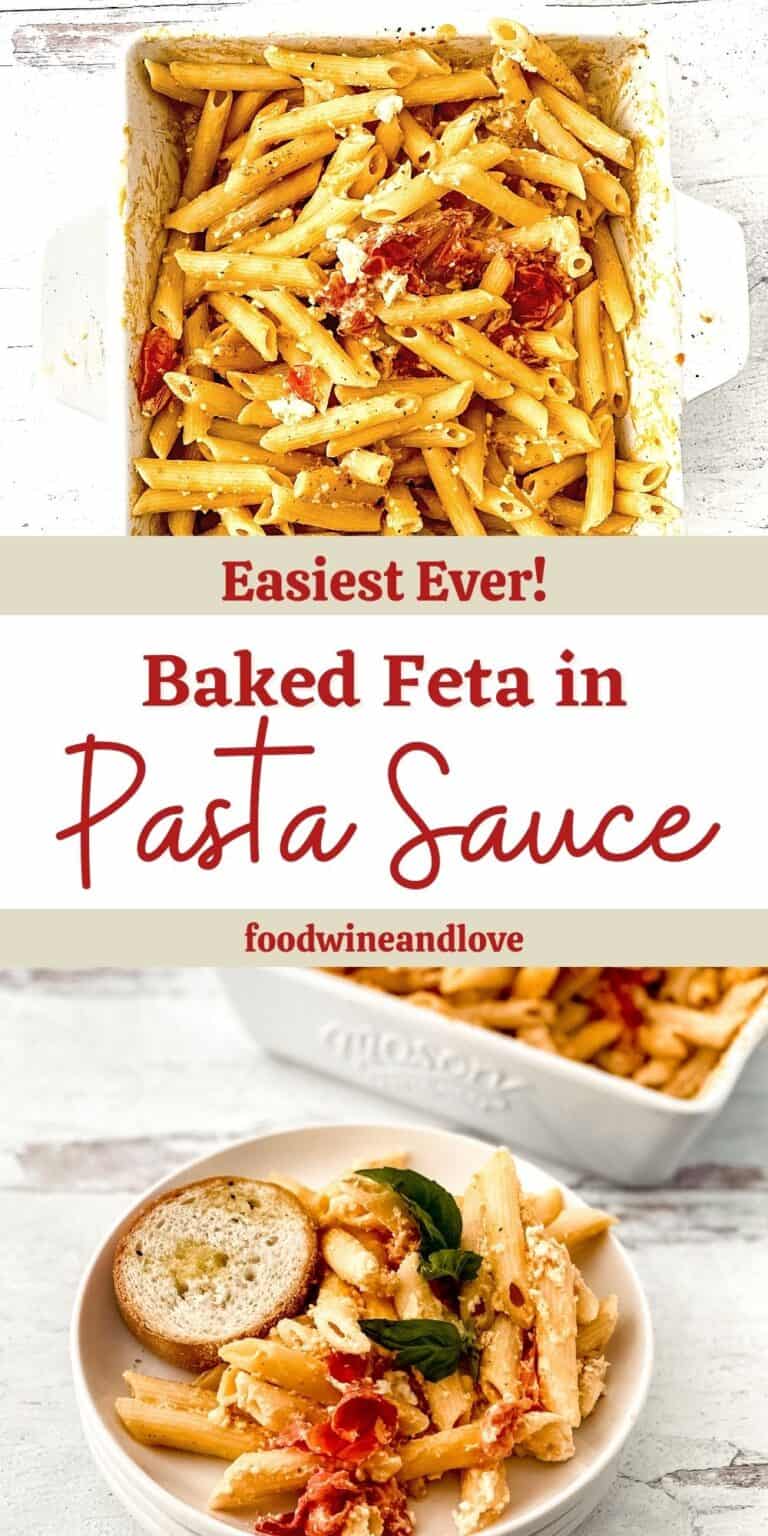 Easy Pasta in Feta Sauce Food Wine and Love