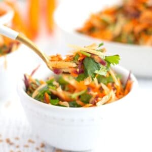 Asian Carrot Salad in Sesame Dressing